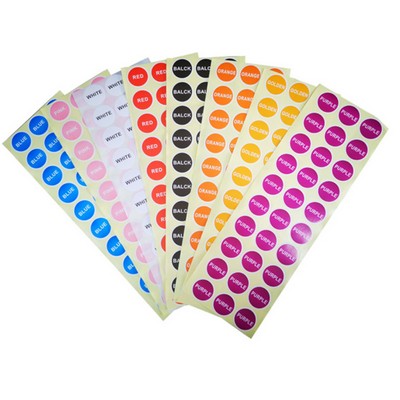 Round Waterproof Sticker