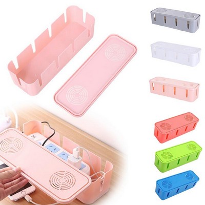 Power Cord Storage Boxes with Heat Emission Hole