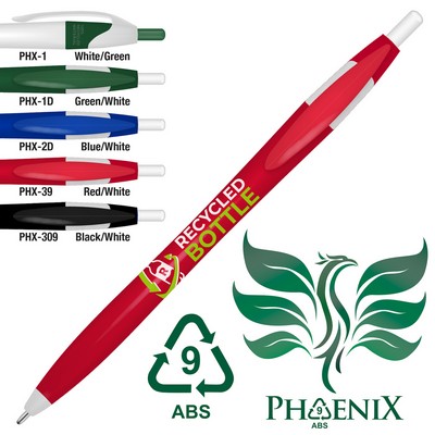 Phoenix 100% Recyeled A.B.S. Plastic Ballpoint Pen