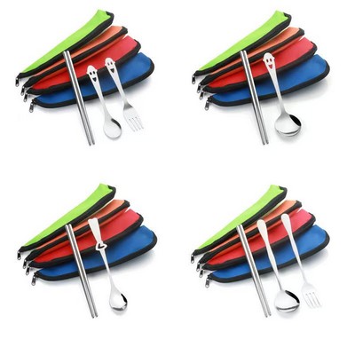 Stainless Steel 3-Piece Lunch Cutlery Set