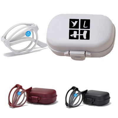 Blue Light Blocking Reading Glasses w/Case