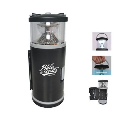 LED Multi-Tool Flashlight with Built-in Screwdriver Set