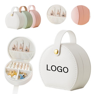 Pu Handheld Bag Jewelry Mini Portable Cute Case