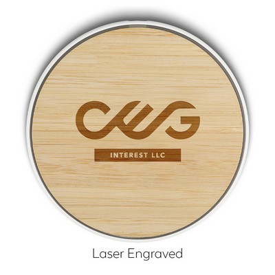 Bamboo 15W Wireless Charging Pad