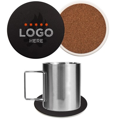 Anti-Slip Car Ceramic Absorbent Coaster