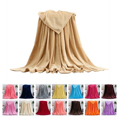 Soft Warm Coral Fleece Blanket