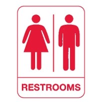 ADA Signage - Unisex Restroom (Pictogram w/ Copy)