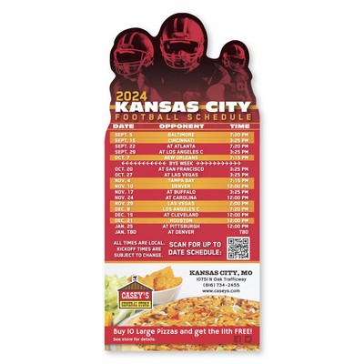 Football Schedule Magnet