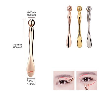 Round shape Metal Eye Cream Applicator Face Roller Massager Tool Wand Stick For Girls Women Facial