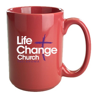 15 Oz. Fiesta El Grande Mug -Coral