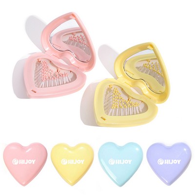 Hair Comb With Mirror