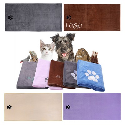 Microfiber Pet Bath Towel