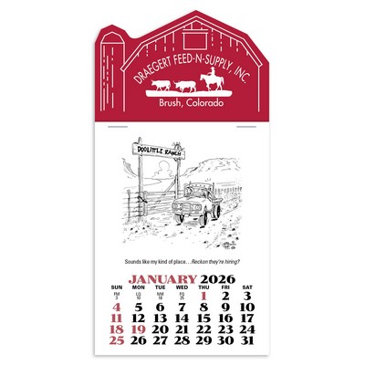 Press-N-Stick Cowboy Calendar