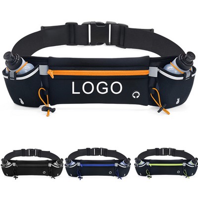 Running Belt with Water Bottles Hydration Belt
