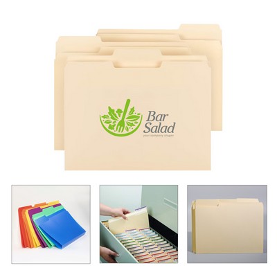 1/3 Cut Tab File 6 Pack Folders Letter Size
