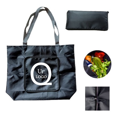 12.6 X 15 Inch Oxford Cloth Folding Grocery Bag