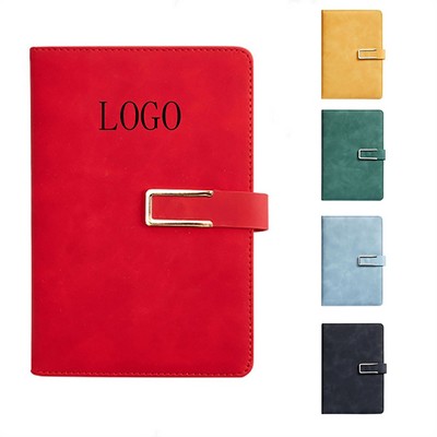 U-Shaped Buckle A5 Business Notebook for Office and Meetings