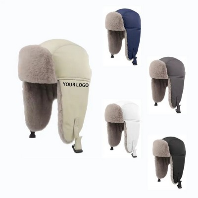 Adult Faux Fur Trooper Hat