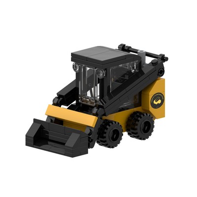 Skid Loader Toy Brick Kit
