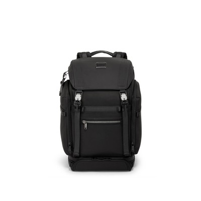 Tumi Alpha Bravo Expedition Flap Backpack- Black