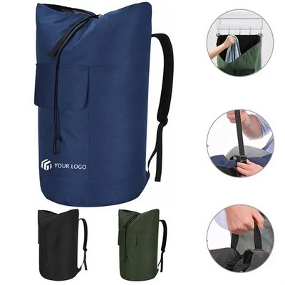 Extra Large College Laundry Bag Backpack with Shoulder Strap