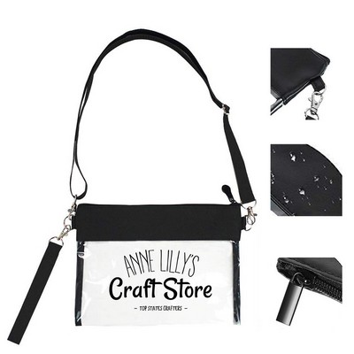 Clear PVC Crossbody Bag