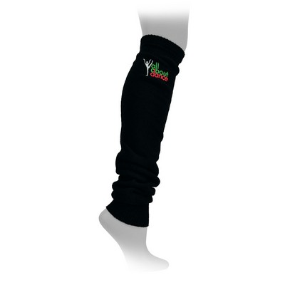 Made in the USA 28" Cotton Leg Warmer w/Direct Embroidery