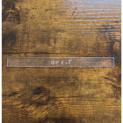 0.625" x 6" - Customizable Acrylic ADA Compliant Braille Strips