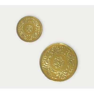 1 1/4" Diameter Small Gold Medallion Seal