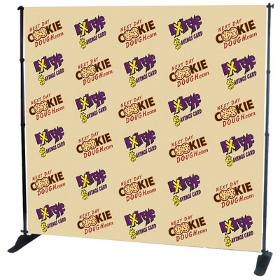 10'x10' Fabric step and repeat Banner for Pegasus Stand - Banner Only