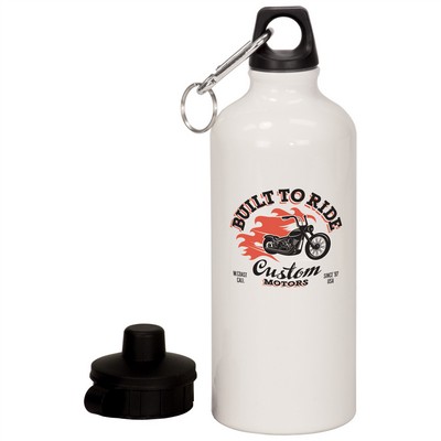 White - Sublimation - 20Oz. Aluminum Water Bottle