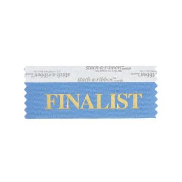Finalist Stk A Rbn Corn Flower Ribbon Gold Imprin