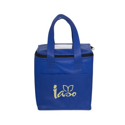 Non-Woven Cubic Lunch Cooler Bag With ID Slot