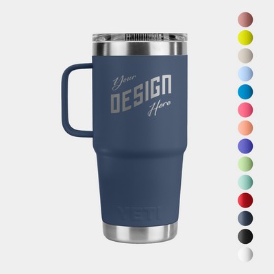 20 Oz YETI® Stainless Steel Tumbler Insulated Travel Mug W/ Handle