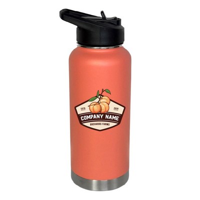 Arcticware™ 32 oz Peach BPA-Free Vacuum Insulated Stainless Steel Bottle