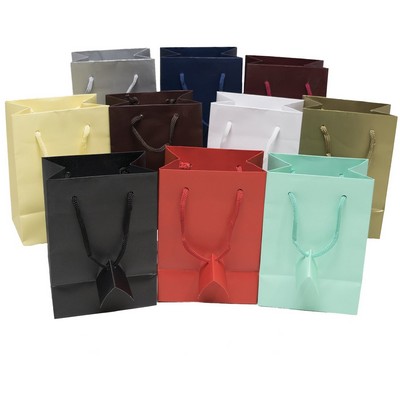 Matte Finish Euro Tote Bag (8" x4" x10")