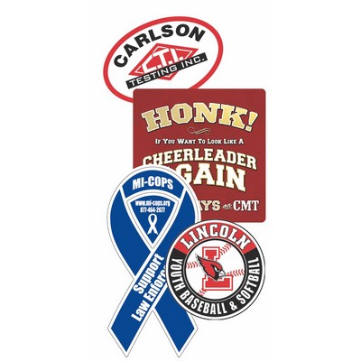 36" - 40" Square Inch Custom Shape Outdoor/Car Magnets