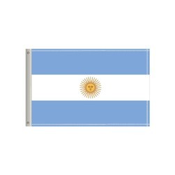 72"W x 36"H National Flag, Argentina, Single-Sided