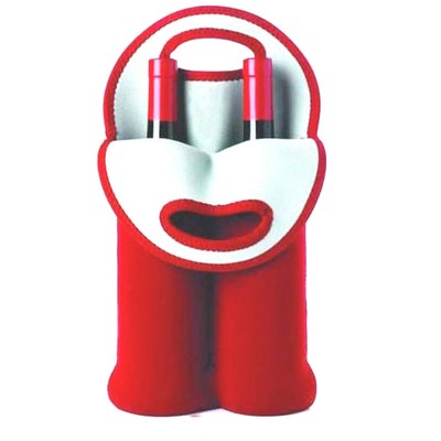 Promotek iBank® 2-Bottle Neoprene Wine Tote