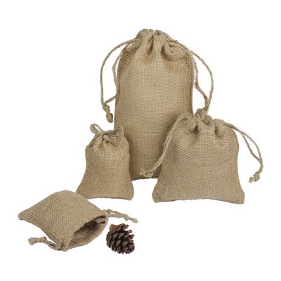Burlap Jute Bag (3½" x4½")
