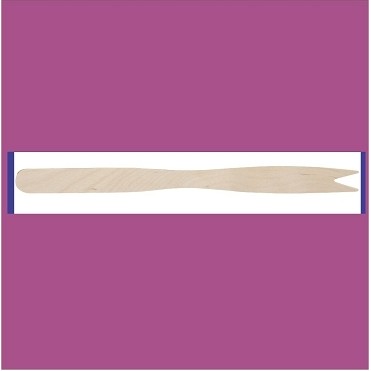 Blank Wooden French Fry Forks (Pack of 100)