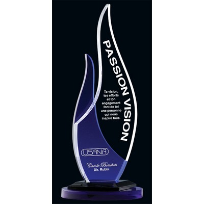 Freeform Fire & Ice, Award Trophy, 12 7/