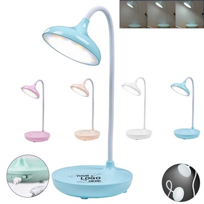 Wireless LED Desk Lamp with Rechargeable Battery