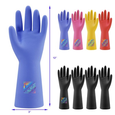 Rubber Kitchen Dishwashing Gloves
