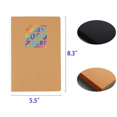 A5 Kraft Cover Lined Notebook