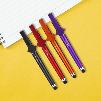 Phone Stand Pen With Stylus