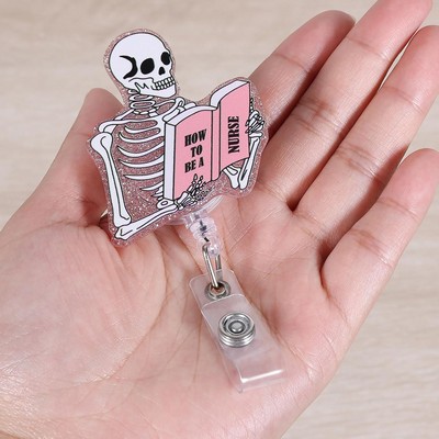 Custom Shape Retractable Work Badge Reel/Badge Holders