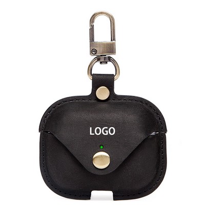 Real Leather Airpods Case W/ Keychain