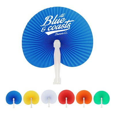 Round Shaped Accordion Paper Fan