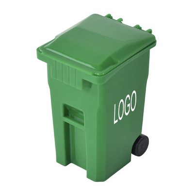 Mini Wheelie Trash Can Storage Bin